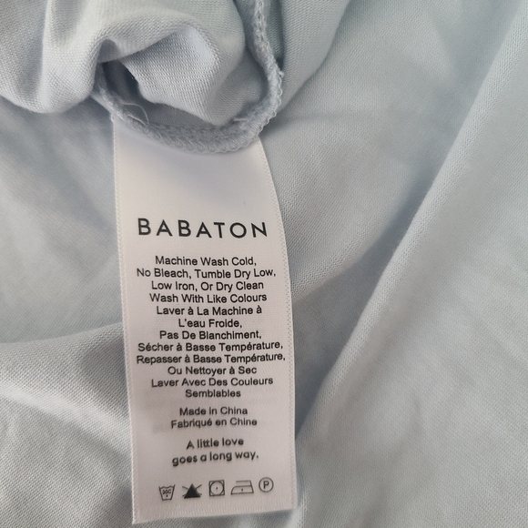 Aritzia Babaton Norris T-shirt in baby blue - Picture 7 of 9